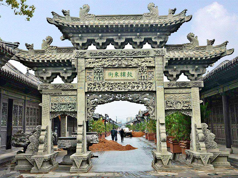 花崗巖石牌坊 花崗巖石牌坊